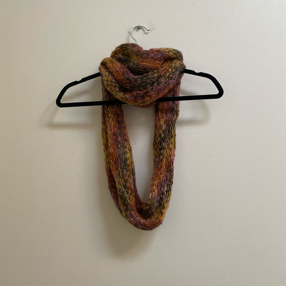 Vintage Multicolour Knit Infinity Scarf - Picture 4 of 4